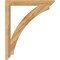 Ekena Millwork Thorton Slat Rough Sawn Bracket, Western Red Cedar, 4"W x 38"D x 46"H BKT04X38X46THR06RWR - alternate 3